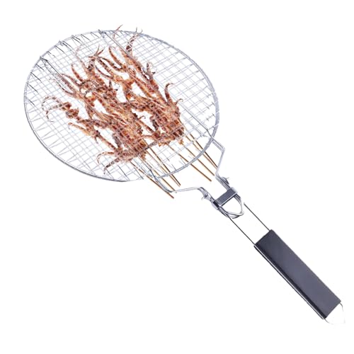 Cesta para barbacoa, resistente al calor, antideslizante, resistente al calor, para barbacoas, para exteriores, hogar, fiesta, picnic, camping, con carne y pollo