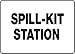 SPILL-KIT STATION 10" x 14" Plastic Sign