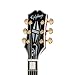 Epiphone EXCLUSIVE Les Paul Custom Quilt AAA, Trans Amber with Bag