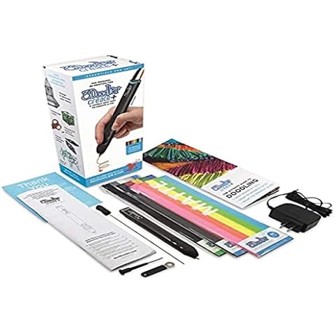 3Doodler 185173 Mint Create+ Essential 3D Printer Pen 3 mm, Black Cover