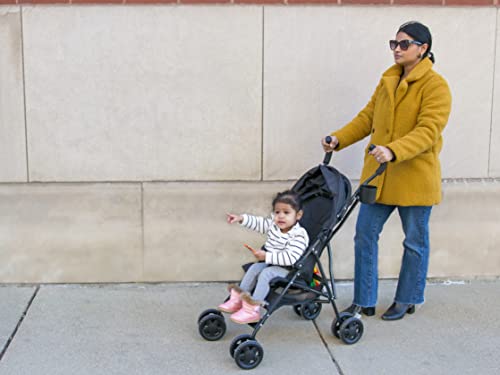 Kolcraft Cloud Lightweight Umbrella Stroller With Large Sun Canopy, Black #TOP4