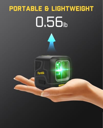 Fanttik D2 Pocket Self-Leveling Cross Line Green Laser Level w/ 100' Range - image 4