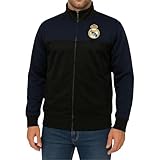 Icon Sports Officially Licensed Real Madrid CF Track Jacket - Unisex Adult - RM53TJ Black_Navy L