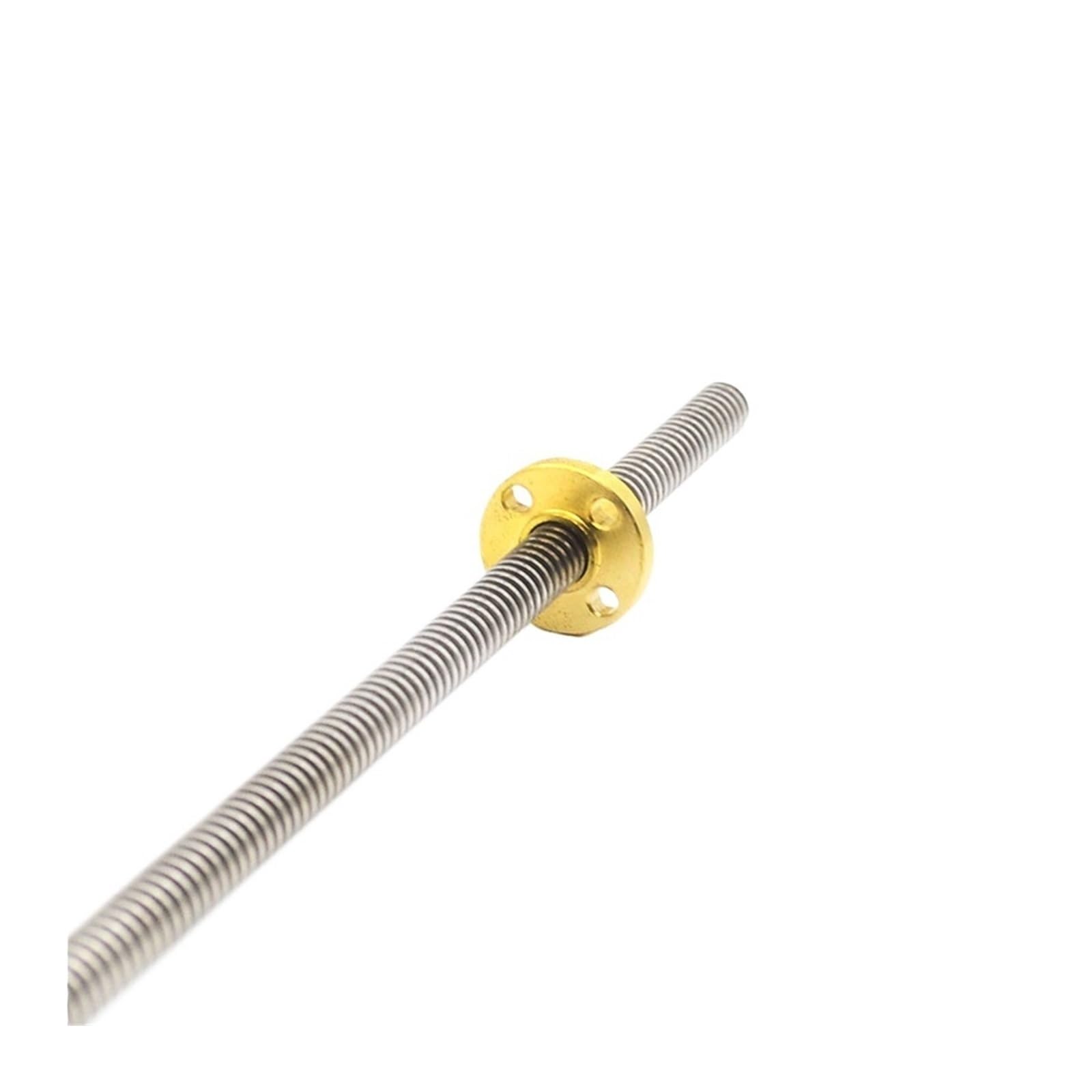 Metal Ball Screw nut T12 Lead Screw Thread 12mm Lead 20mm Length 100mm to 1000mm with Brass Nut(500mm)