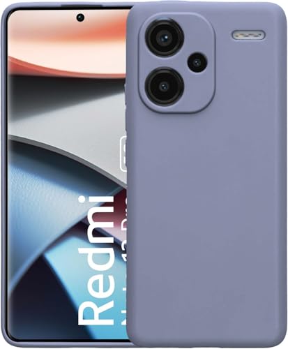 Image of DIZORO Compatible with Mi Redmi Note 13 Pro Plus 5G Back Cover with Upgraded Square Edges for Camera Protection Shockproof Flexible Matte Liquid Silicone Mobile Phone Case (lG)