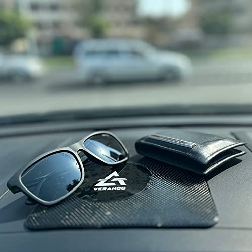 Veranco Non Slip Phone Holder, Anti Slip Car Mat For Dashboard, Silicone Dash Mount Mobile Holder, Sticky Car Pads For Cell Phone, Radar Detector, Gps, Sunglasses And More #TOP1