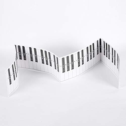 Jewecutger Piano d’entraînement à 88 touches et tableau de notes pour derrière le piano, guide d’aide pédagogique pour étudiants débutants - Les Beatles, Paul McCartney, John Lennon, RIngo Starr, George Harrison Jewecutger Piano d'entraînement à 88 touches et tableau de notes pour derrière le piano, guide d'aide pédagogique pour étudiants débutants – Image 3