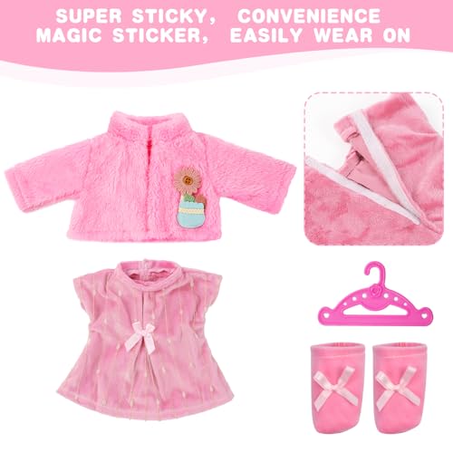 Miniatura 5 de Aolso Ropa Para Muñecas Bebé Ropa Para Muñecos Bebé De 35cm-45cm Conjunto De Ropa De Muñeca,Juego De Disfraz De Muñeca Para Niños Y Niñas,Accesorios Para Muñeca No Muñecas -Cordero