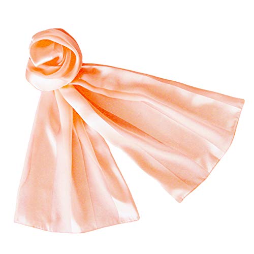 Mousseline de soie écharpe orange pour sublimer vos tenues