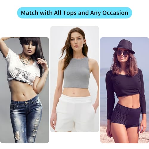 2PCS Adjustable Crop & Tuck Band for Women - Shirt Stays Belt2
