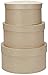 Darice 2849-04 Value Pack Round Paper Mache Box Set, 4, 5 & 6" Paper Mache Box Set