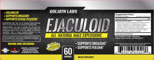 Goliath Labs - Men's Test Booster And Natural Stamina Enhancing Energy Pills – All Natural Endurance And Strength Gainer (60 Vegetarian Capsules) #TOP5