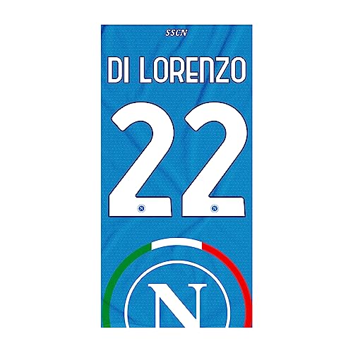 SSC NAPOLI Telo Mare di Lorenzo, Unisex Adulto, Azzurro
