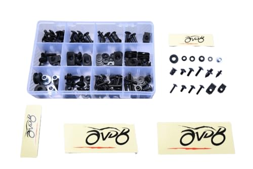 Kit visserie moto M5 M6 noir YAMAHA FZR 600 pour restauration atelier