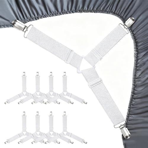 CBMZHF 8 clips ajustables triangulares blancos