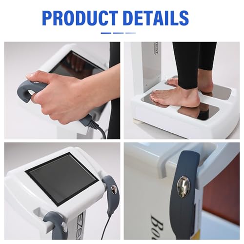 Bonxrdun Body Analyzer, Body Fat Composition Analyzer, Smart Digital BMI Full Body Fat Scale for Gym, Clinic, Home Use