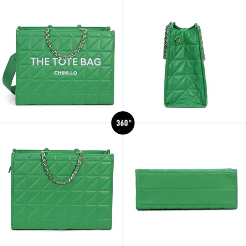 Image of Chinllo Laptop Tote Bag for Women Top Handle Satchel Purse and Handbags Work Compartment with Shoulder Strap