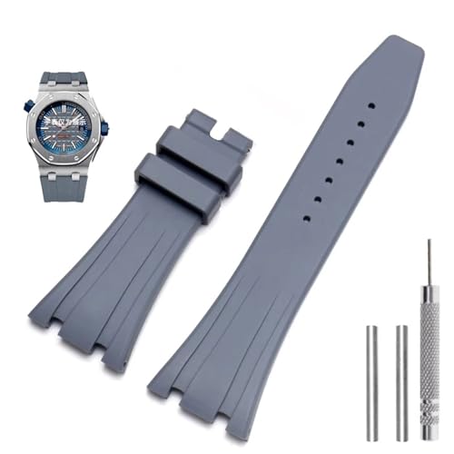 Bracelet de montre en silicone 27mm pour sport et activités outdoor