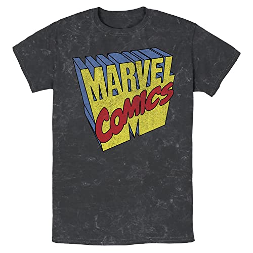T-shirt Marvel Classic logo 3D fini les hauts amples sans forme