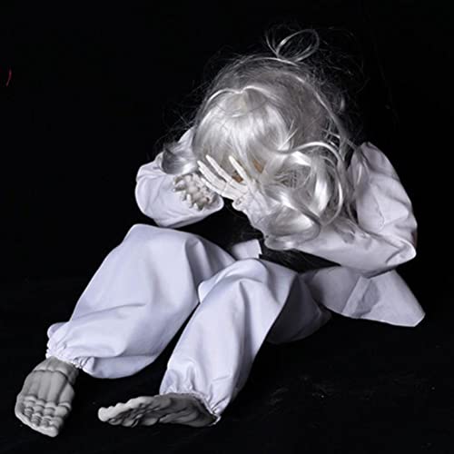 Sfntion Halloween Crying Ghost Toy Figure: Sound & Touch Activated, Shaking & Crying Dark Prop Doll #TOP6