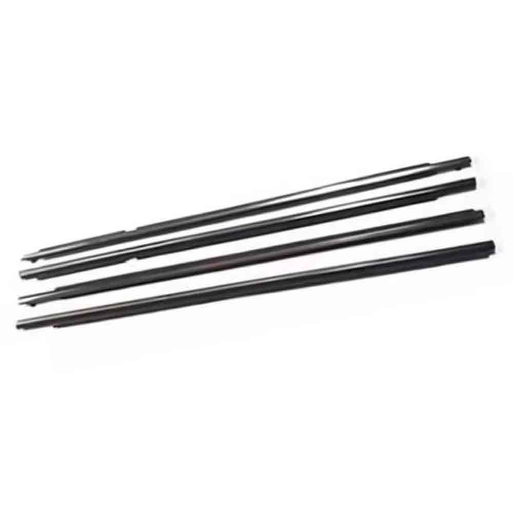 Burlete Exterior Ventanas Coche Para Peugeot 4007 Cw 5727a107, Goma Cromada Para Cristal Exterior De Ventana, Burlete (4 Piezas)