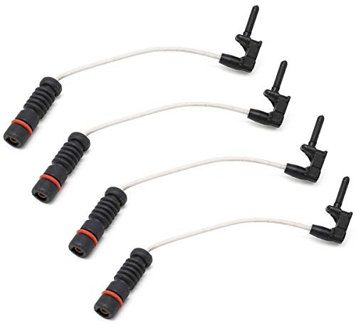 KARPAL Front and Rear Disc Brake Pad Wear Sensor 1265402017 Compatible With Mercedes-Benz W140 R129 S320 (Pack of 4)