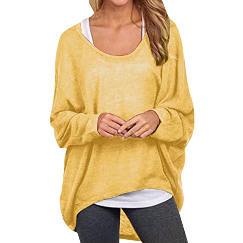 Womens Sweaters,Fall Sweaters for Women 2025,Off The Shoulder Tops for Women,Going Out Tops,Oversized Sweaters for Women,Tops for Women Trendy,Fall Tops for Women 2025,Womens Fall Tops, Yellow