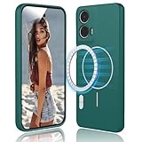 DESSEN Coque Magnetic pour Motorola Moto G73 5G Étui - Housse en Silicone Liquide Souple, Antichoc Protection Caméra Case, Compatible avec Accessoires Magnétiques, Vert Foncé DESSEN Coque Magnetic pour Motorola Moto G73 5G Étui - Housse en Silicone Liquide Souple, Antichoc Protection Caméra Case, Compatible avec Accessoires Magnétiques, Vert Foncé