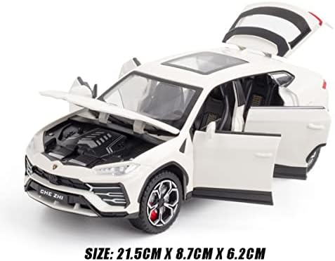 Magicwand 1:24 Scale Die-Cast 2022 Urrus【Large】 with 6 Openable Doors,Pull Back Action,Working Lights & Movable Front Wheels & Working Horn【Colors as Per Stock】【Pack of 1】