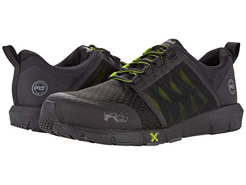 Timberland PRO Men's Radius Composite Safety Toe Industrial Athletic Work Shoe, Black/High-Viz...