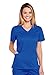 Cherokee Women's V-Neck Top, Royal, Small