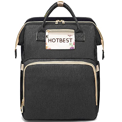 Image of HOTBEST Diaper Bag Backpack, Black B, Large