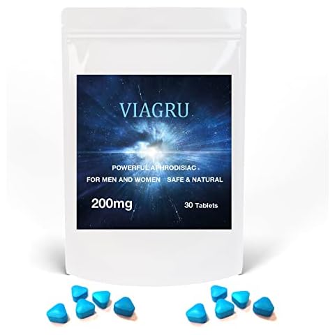 Viagru 200mg 30 High Dose Blue Tablet for Men and Women, Stay Harder for Longer, Natural and Safe Cover