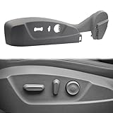 Dasbecan Left Driver Side Seat Switch Bezel Trim Panel Compatible with Chevrolet Malibu 2013 2014 2015 2016 Replaces 22753132(Gray) Seat Adjuster Switch Bezel Cover