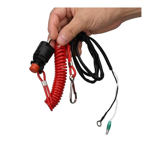 Cordon d'interrupteur d'arrêt de sécurité 682-82556-0 pour boîtier de commande hors-bord - 6