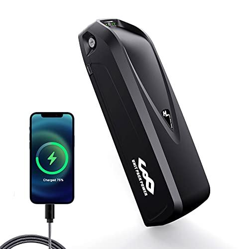 36V 48V 52V E Fahrrad Akku 10Ah 13Ah 15Ah Lithium Li-Ion Akku mit Ladegerät und USB Port, Hailong Akku passend für 1000W 750W 500W 350W Fahrrad Motor Kit (48V 13ah(50-1000W Motor) & 30A BMS) Cover