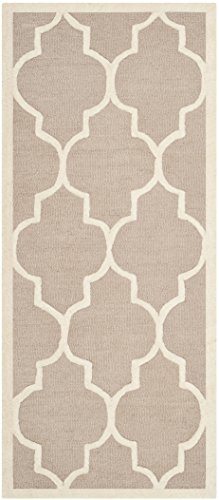 Tapete corredor SAFAVIEH 2.5 x 6 pies beige y marfil miniatura 3