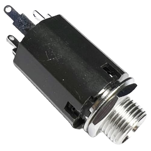 Conector hembra audio 6.35 mm TRS mono 10 unidades miniatura 3