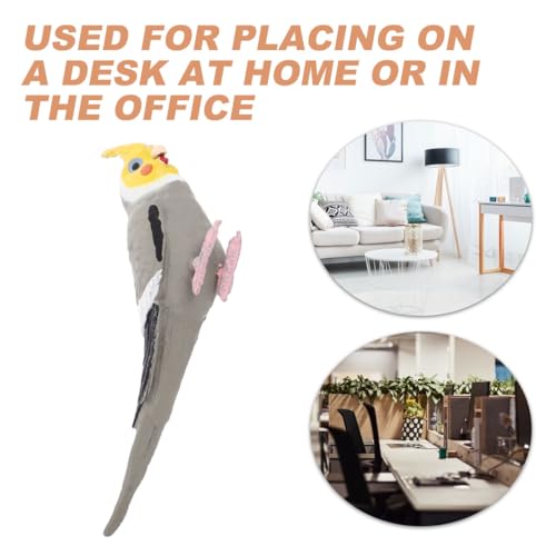 Figura de pájaro artificial realista: modelo cacatúa para decoración exterior 3