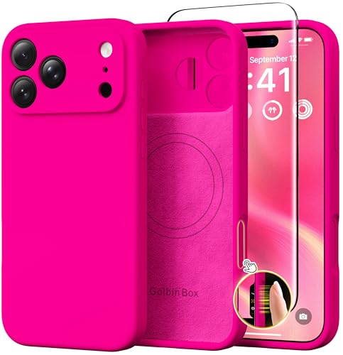 Image of GolbinBox Magnetic for iPhone 18 Pro Case /17 Pro Case, Neon Pink