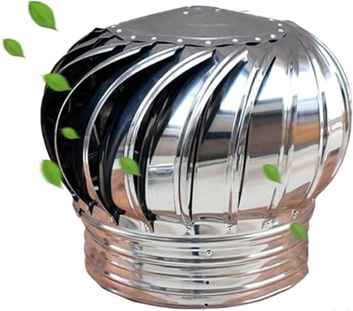 Tapa de chimenea extractora eólica de 160 mm con sombrero giratorio 2