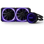NZXT-Kraken-X53-RGB-240-mm-RL-KRX53-R1-AIO-RGB-CPU-Liquid-Cooler-Rotating-Infinity-Mirror-Design-Powered-by-CAM-V4-RGB-Connector-Aer-RGB-V2-120-mm-Cooling-Fan-2-included