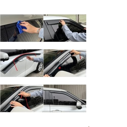 Pare-brise porte et déflecteurs de ventilation pour BMW X4 F26