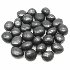 Yogaes Schwarze Polierte Kieselsteine 200 g