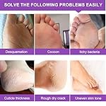 Foot Peeling Mask 5 Pack, Moisturizing Socks for Dry Foot Care, Hydrating Feet Peel Masks Repair Dry Cracked Heels, Remove Dead Skin,Callus - Women Men (Lavender) - Image 4