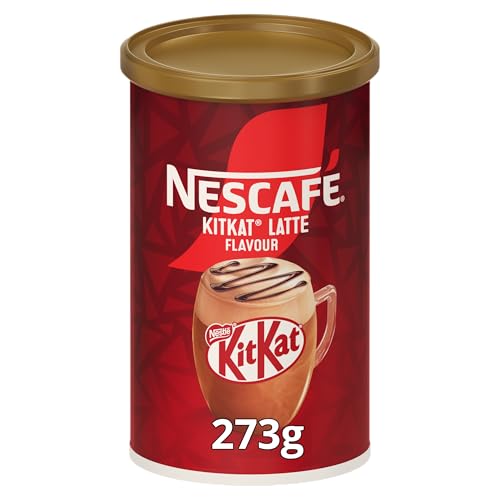 Image of CHOCOLATE LIBRARY NESCAFE KitKat Latte Instant Coffee Mix, Chocolate Wafer Flavour, 273 g