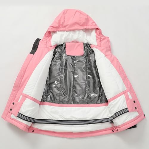 Boys Girls Ski Jackets School Puffer Coat Winter Padded Warm Hooded Outwear Pockets Zip Up Thermal Sports Coats2