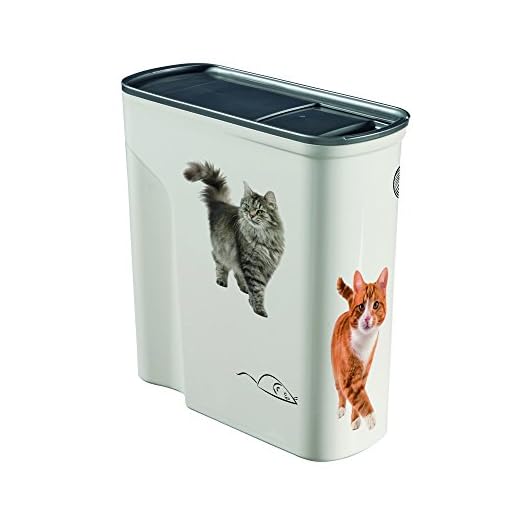 Contenedor Curvo de Comida para Gatos