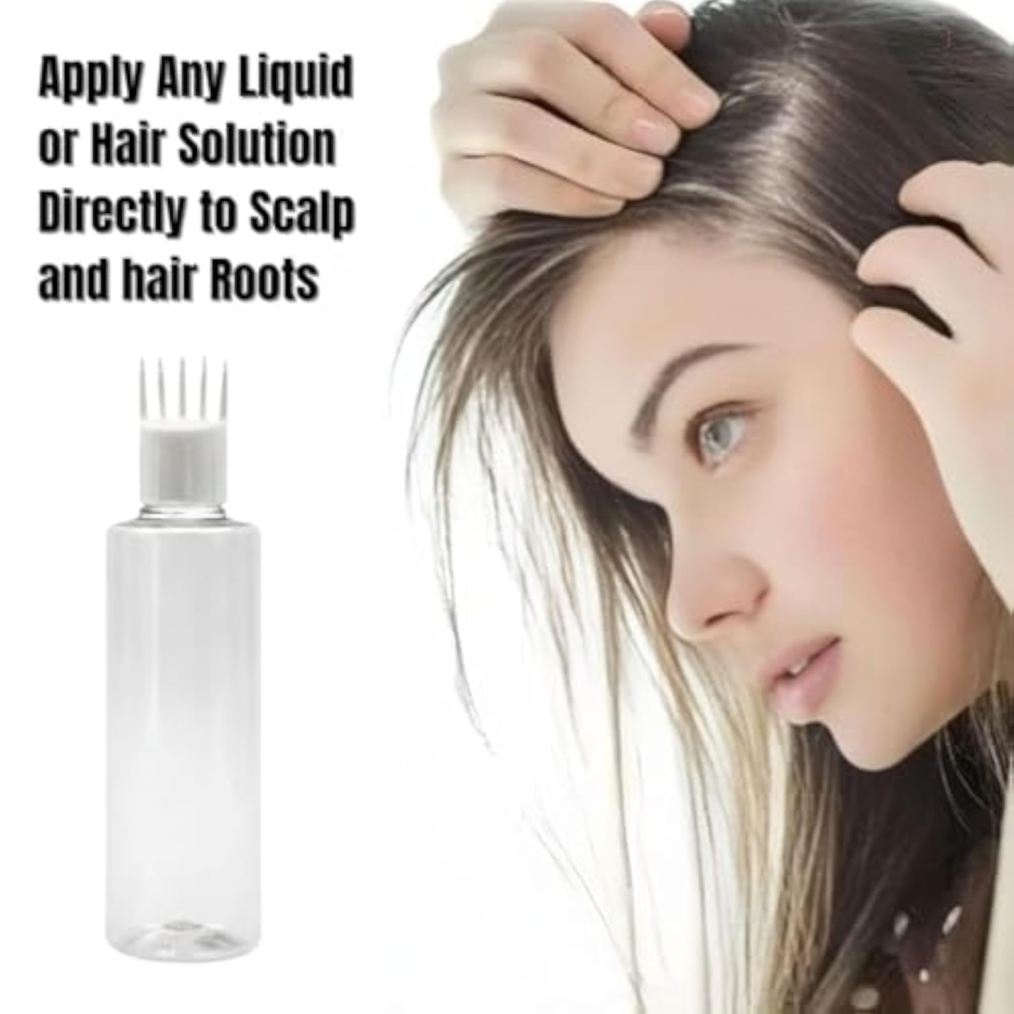 Transparent 200 ml Refillable Plastic Spray Bottles Set