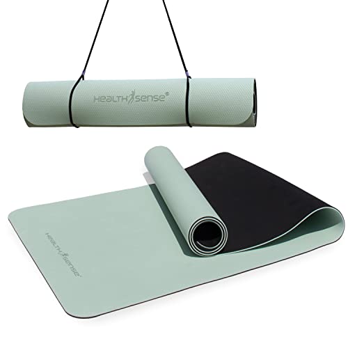 See full amazon price history chart for HealthSense Yoga Mat for Women & Men | Exercise Gym Mat for Home Workout with Carry Rope, TPE Material, Anti-Slip Design, 5mm Thick, Dual Color – YM 601 (SAGE & BLACK) HealthSense Yoga Mat for Women & Men | Exercise Gym Mat for Home Workout with Carry Rope, TPE Material, Anti-Slip Design, 5mm Thick, Dual Color – YM 601 (SAGE & BLACK) (B0BJ2CQHW5) Amazon Price History, Amazon Price Tracker